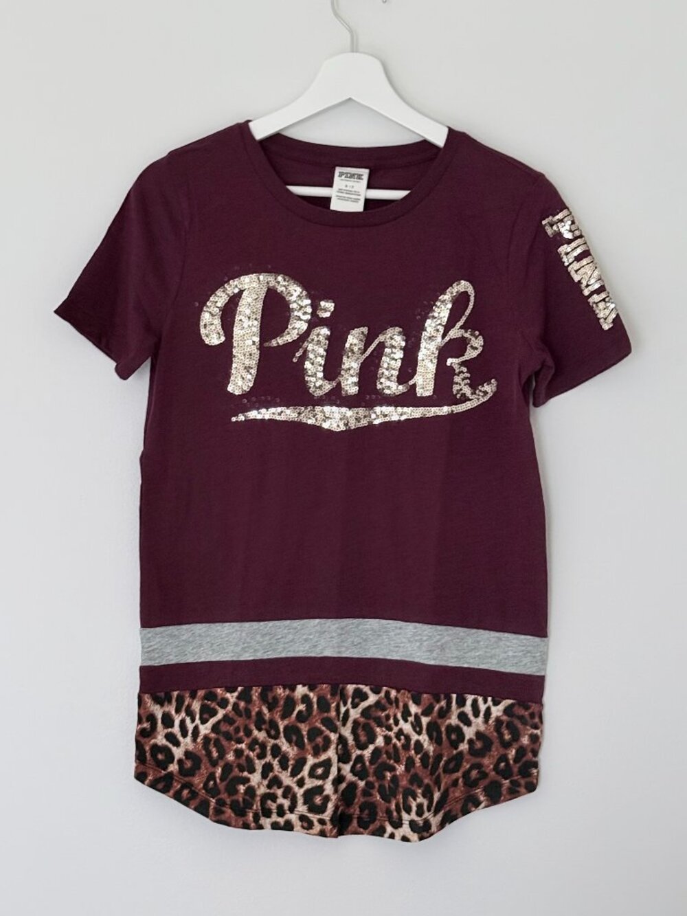 PINK Victoria's Secret T-Shirt à paillettes - Taille Small